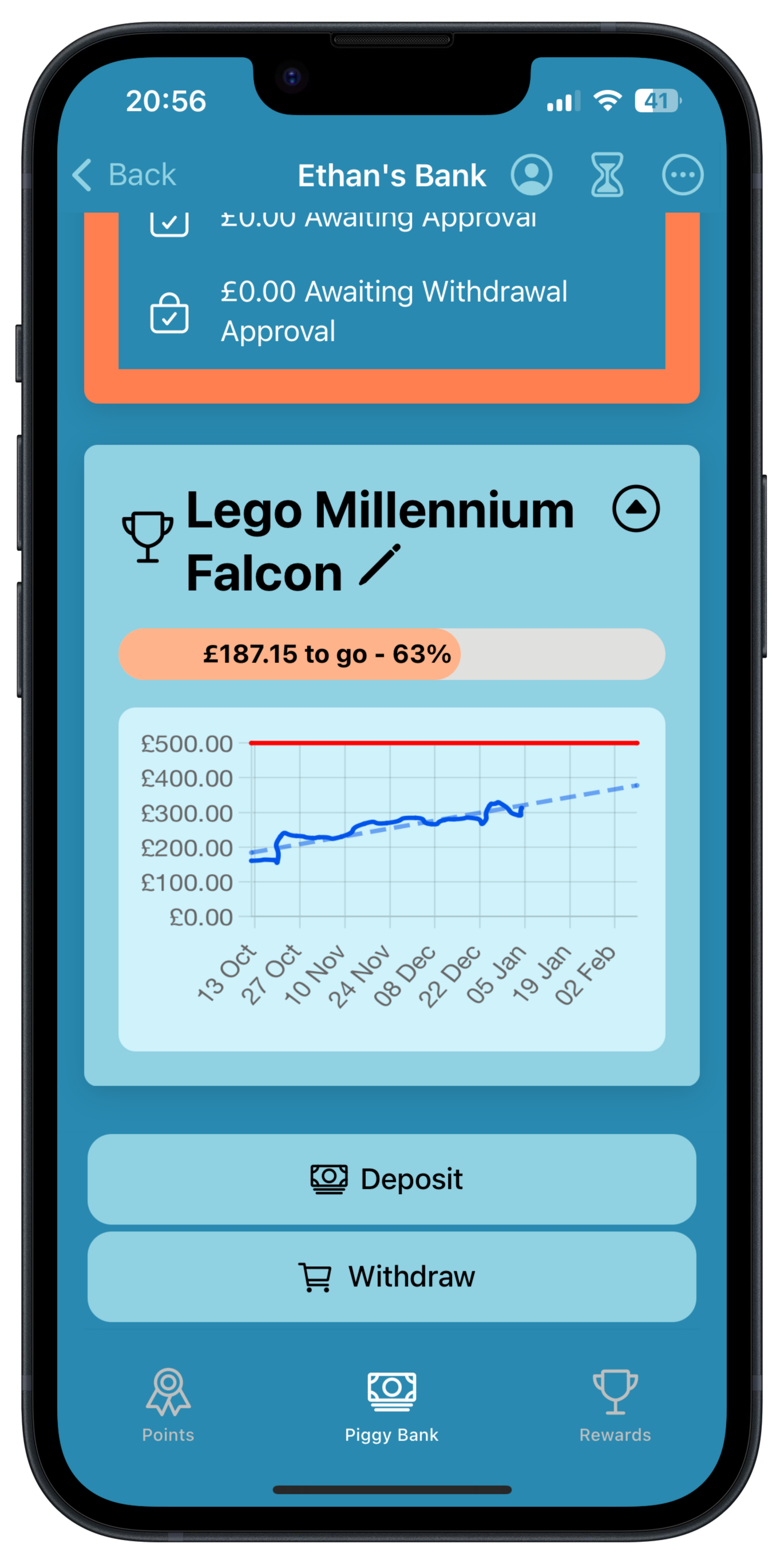 Piggy Bank Goal Progress