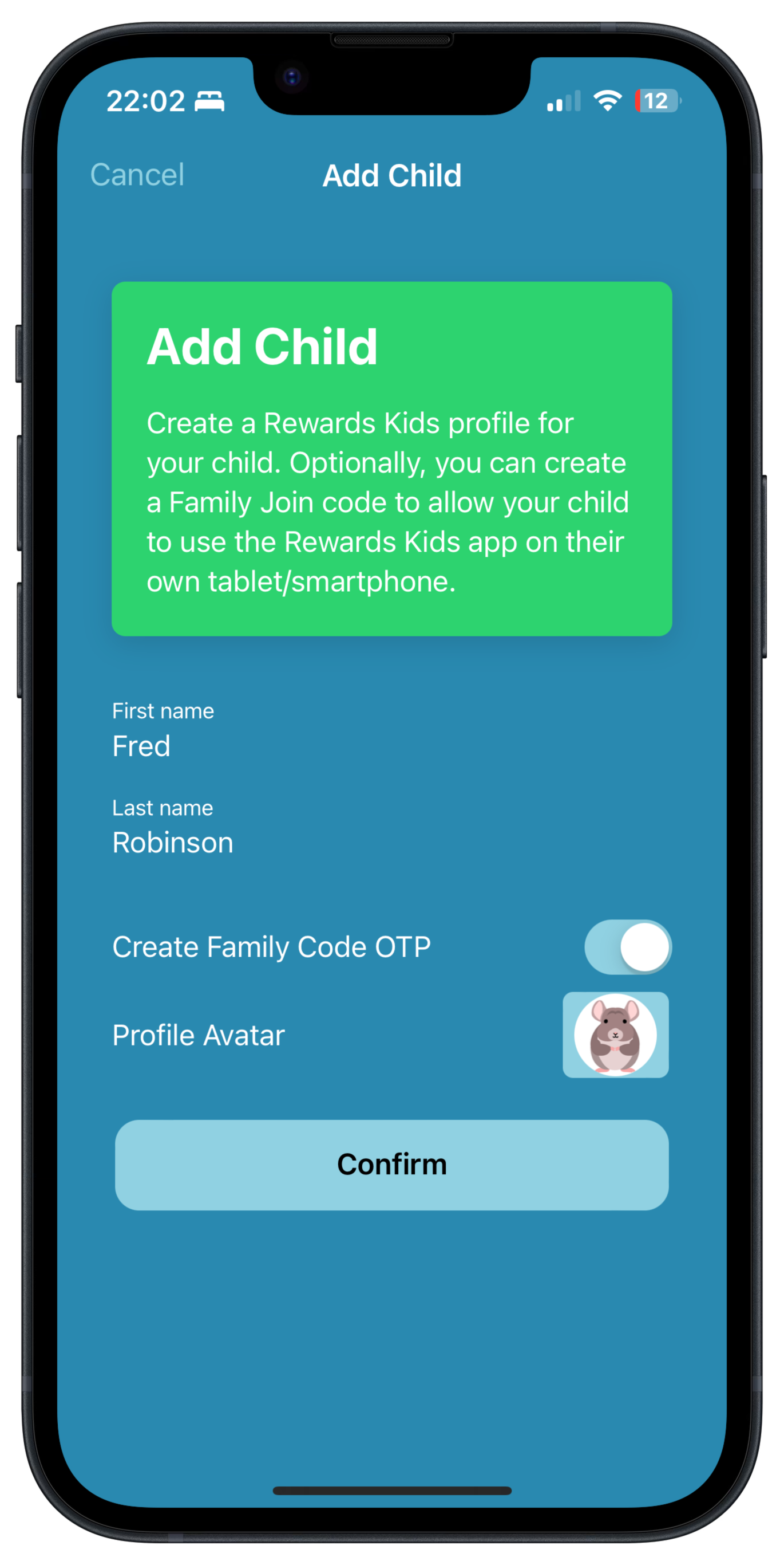 Rewards Kids Login Page